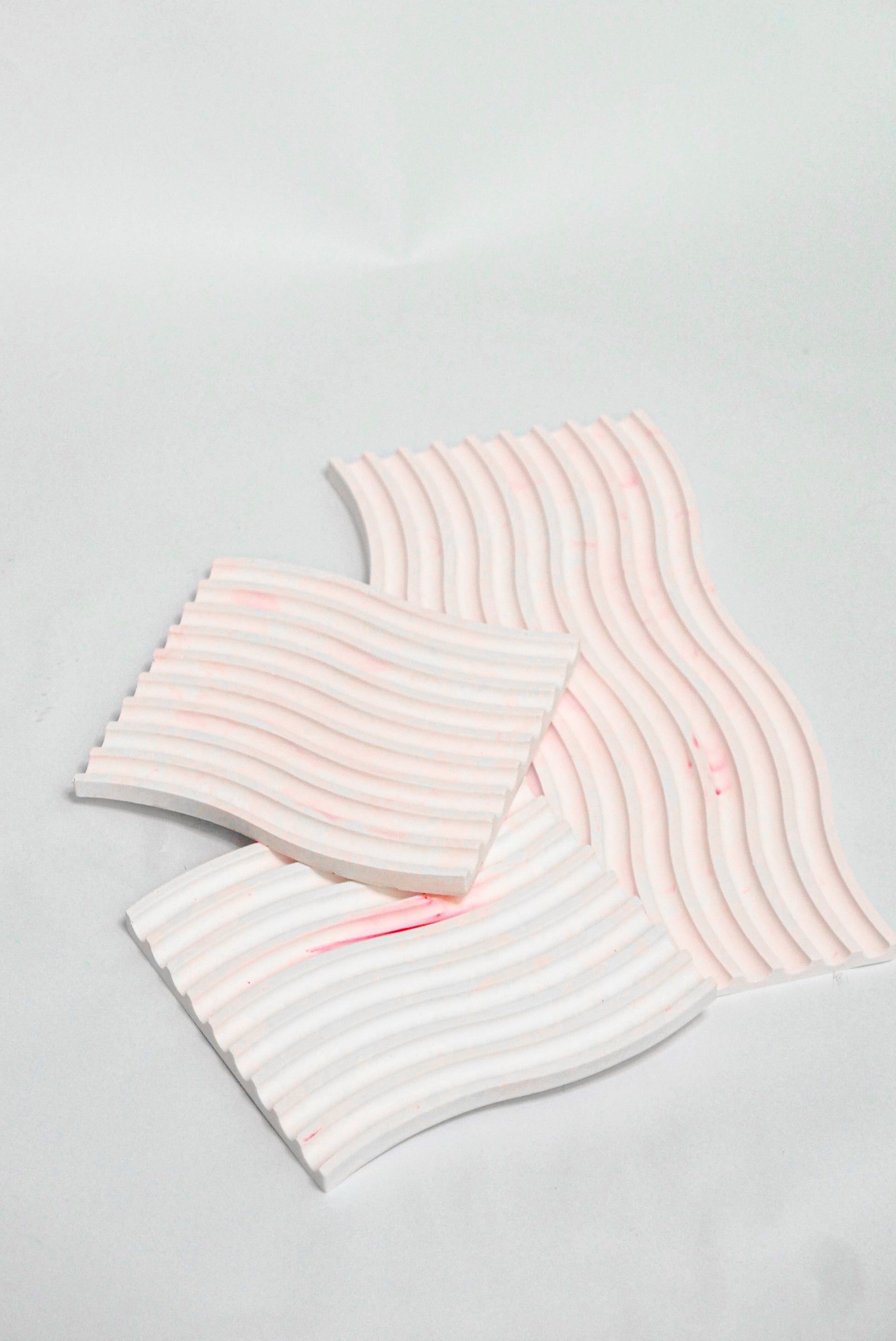 Stripes Trinket Tray - Pink