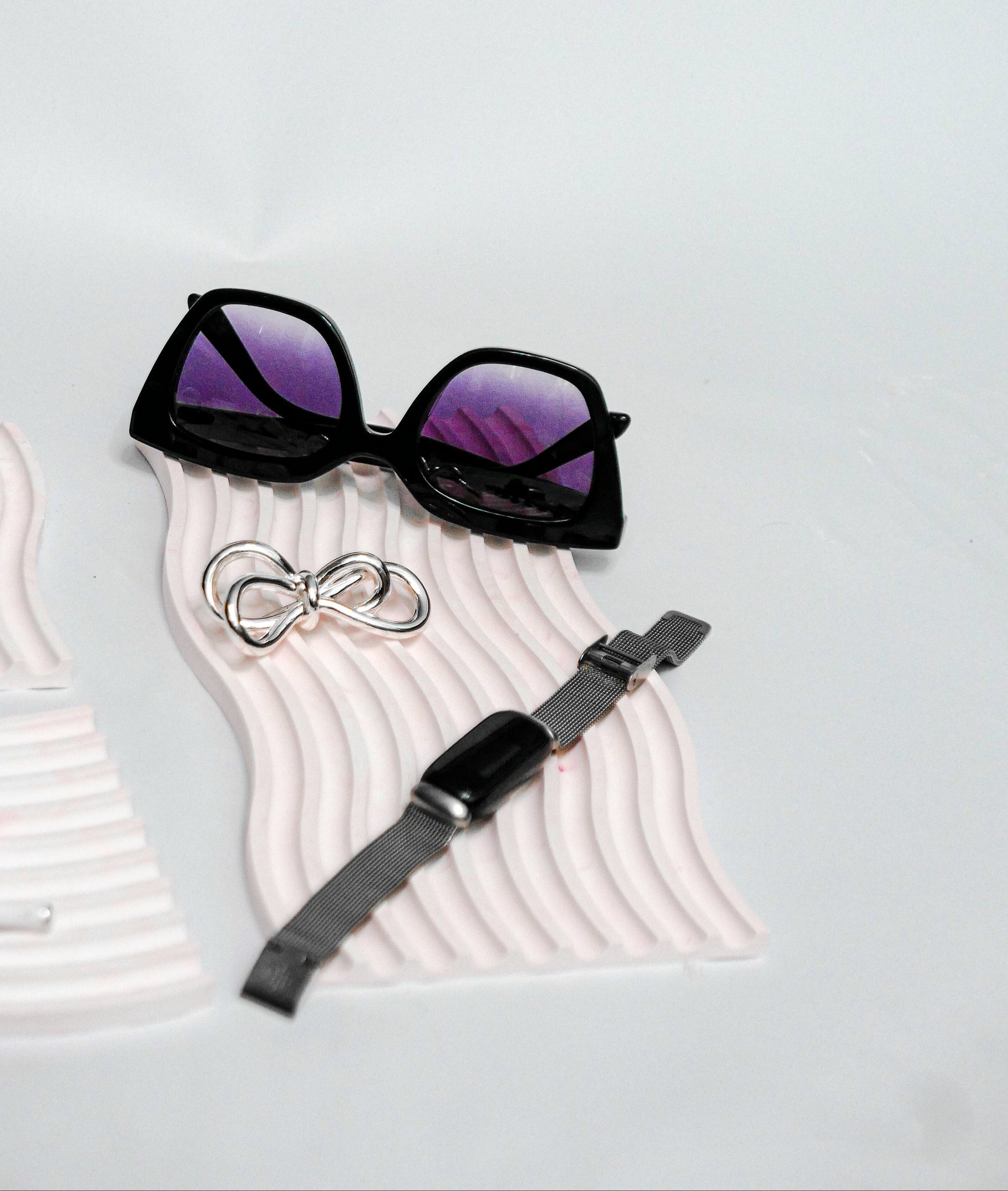 Stripes Trinket Tray - Pink